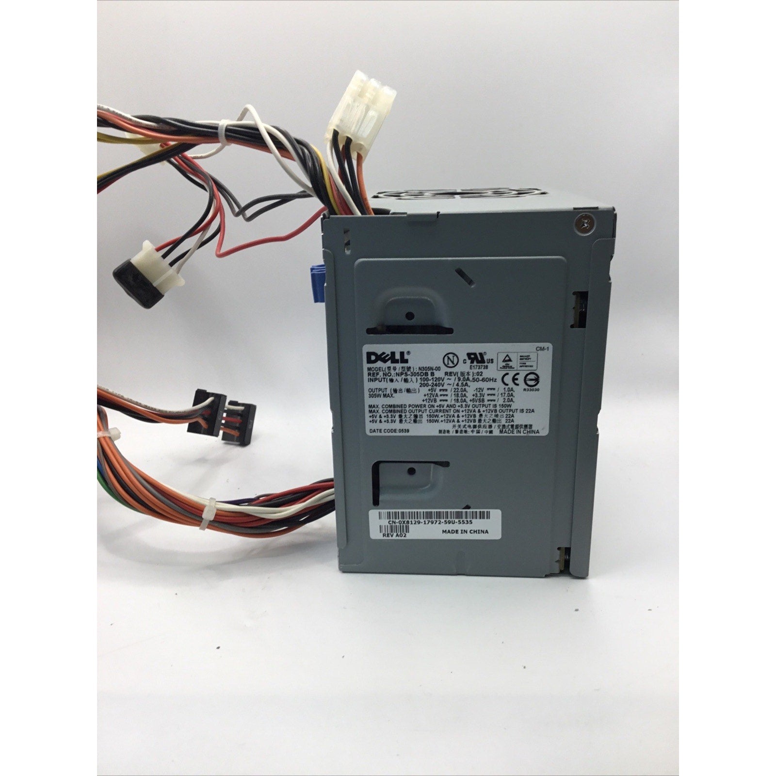 Dell 305W Sata/molex Power Supply N305N-00 CN-0X8129
