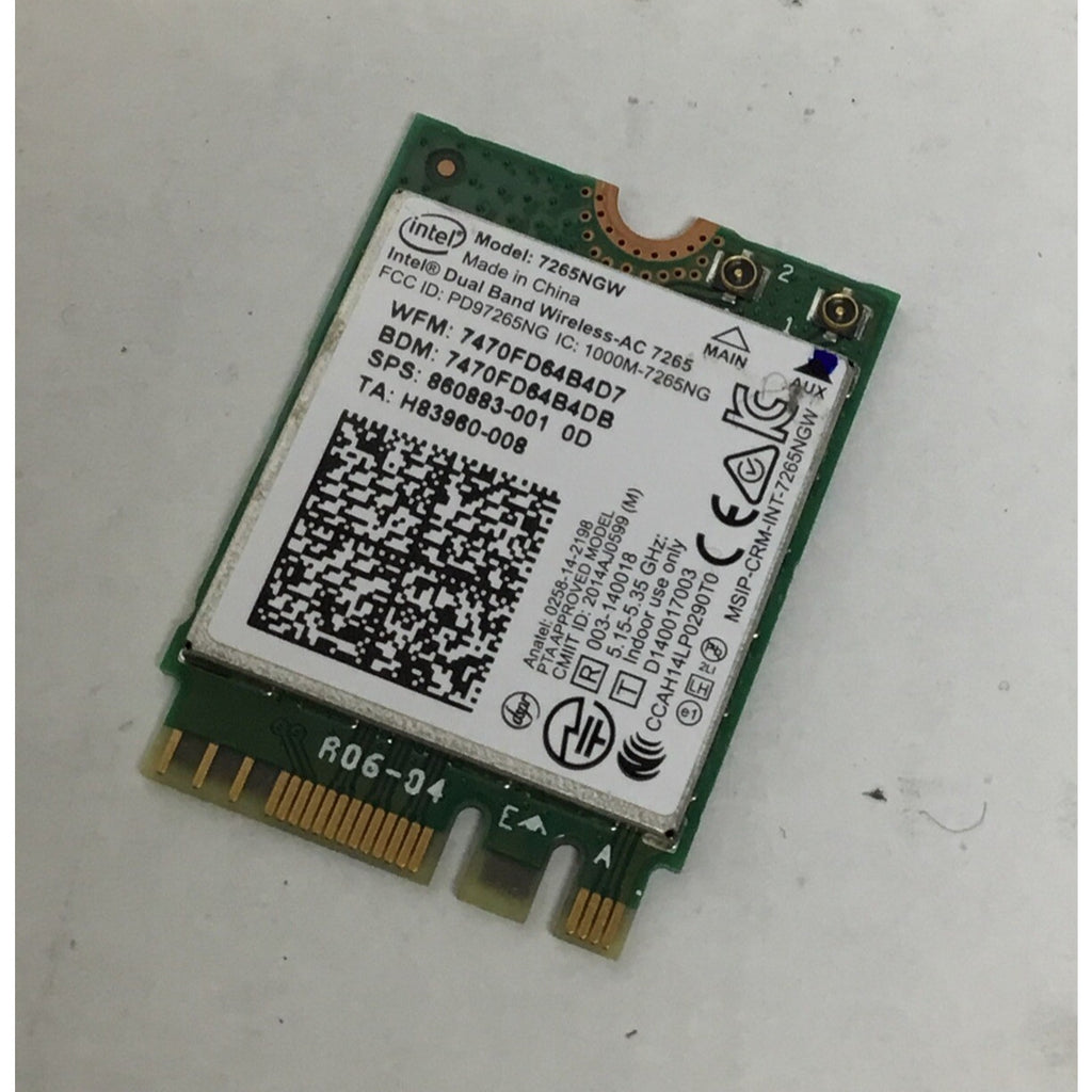 860883-001 7265NGW GENUINE HP WIRELESS BLUETOOTH CARD TESTED