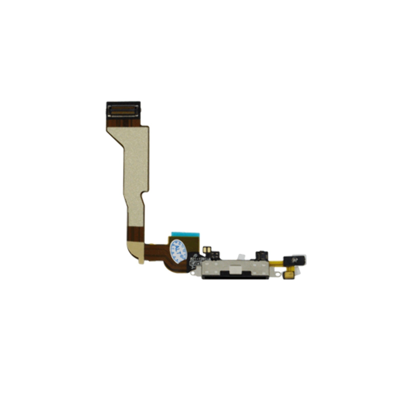 4X Charging Port Dock Mic Flex for iPhone 4 CDMA Cable Replacement Part BLACK