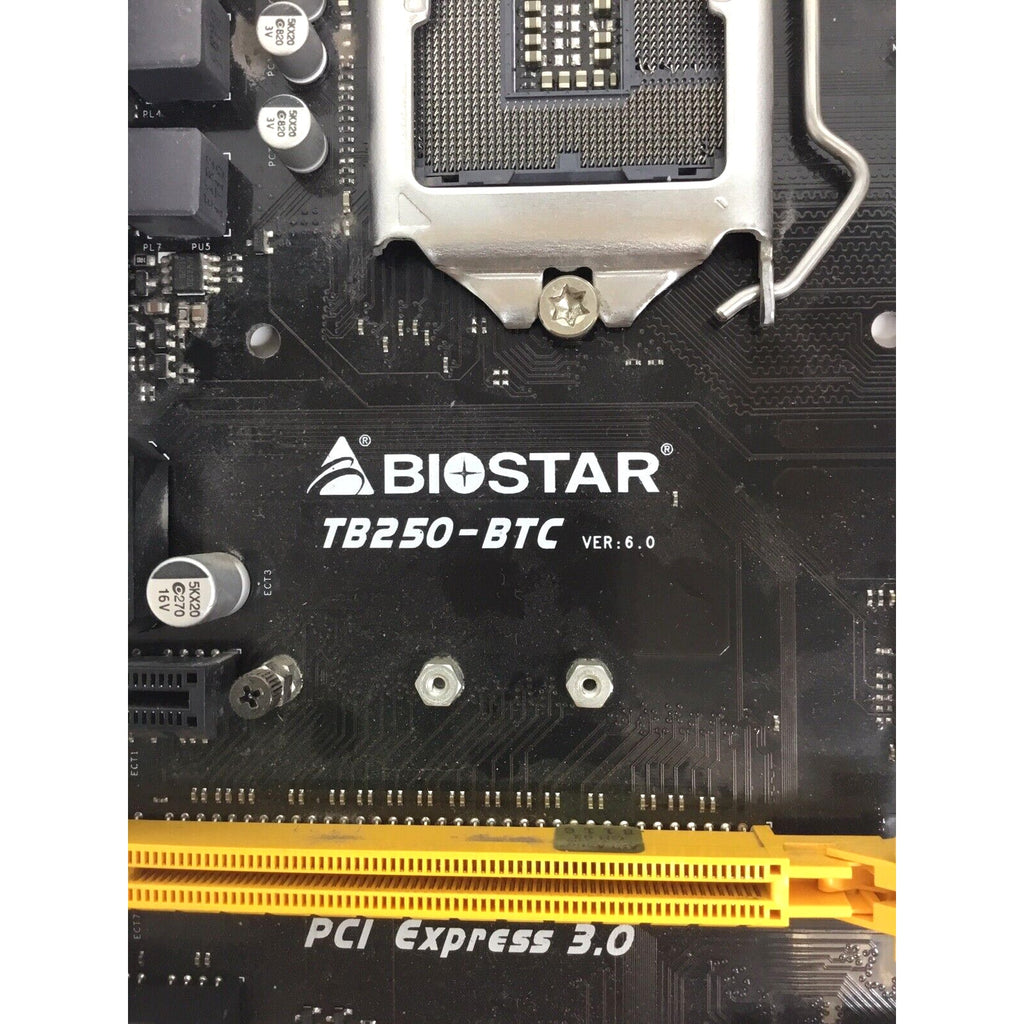 BIOSTAR TB250-BTC LGA 1151 Intel Motherboard PARTS ONLY