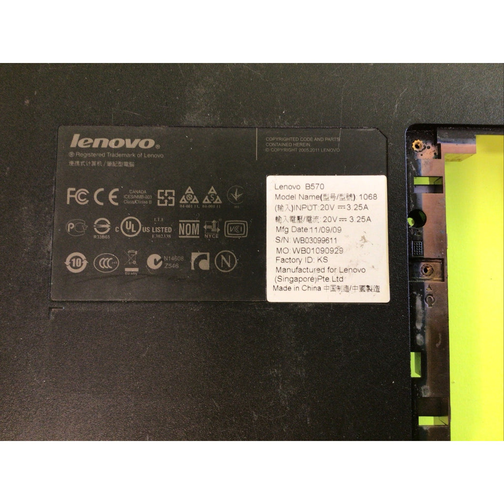 Lenovo B570 Bottom Case Cover 59312802