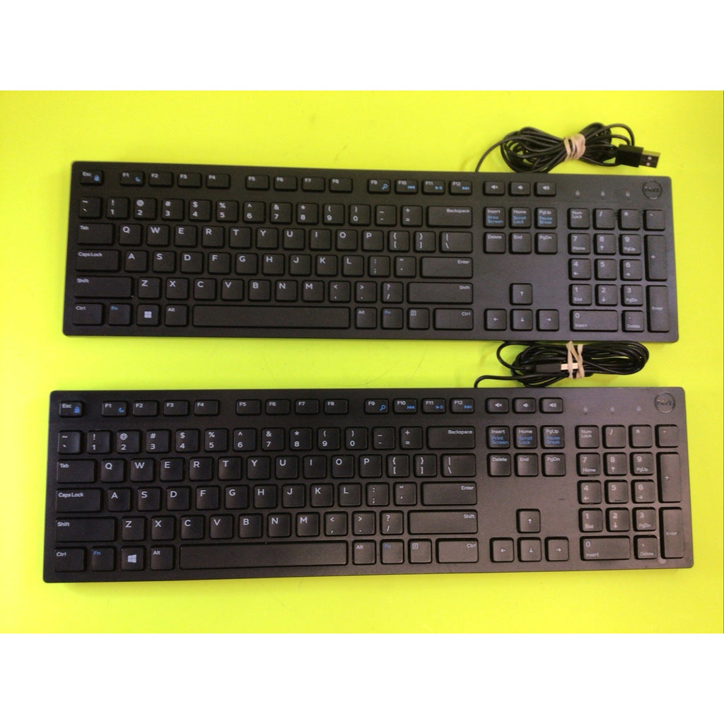 Lot of 2 Dell KB216p Wired Keyboards