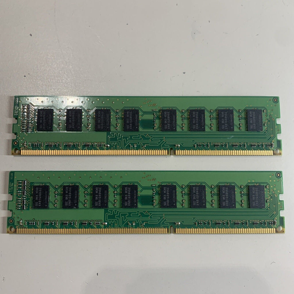 Samsung M378B5673EH1-CH9 4GB (2GBx2) DDR3 PC3-10600U Ram TESTED - 2 Sticks Total