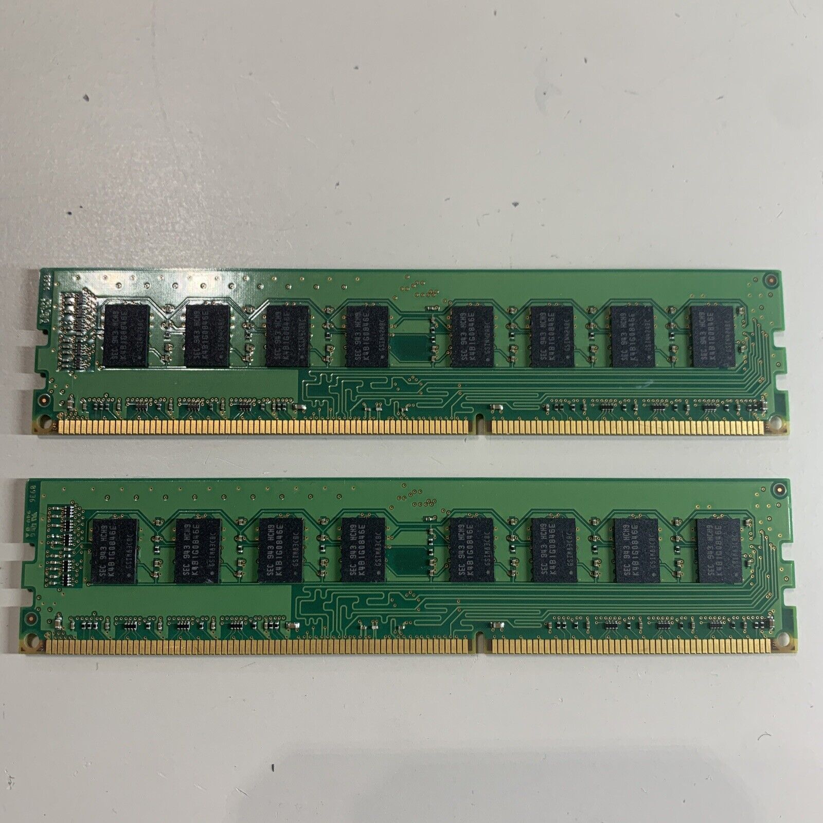 Samsung M378B5673EH1-CH9 4GB (2GBx2) DDR3 PC3-10600U Ram TESTED - 2 Sticks Total