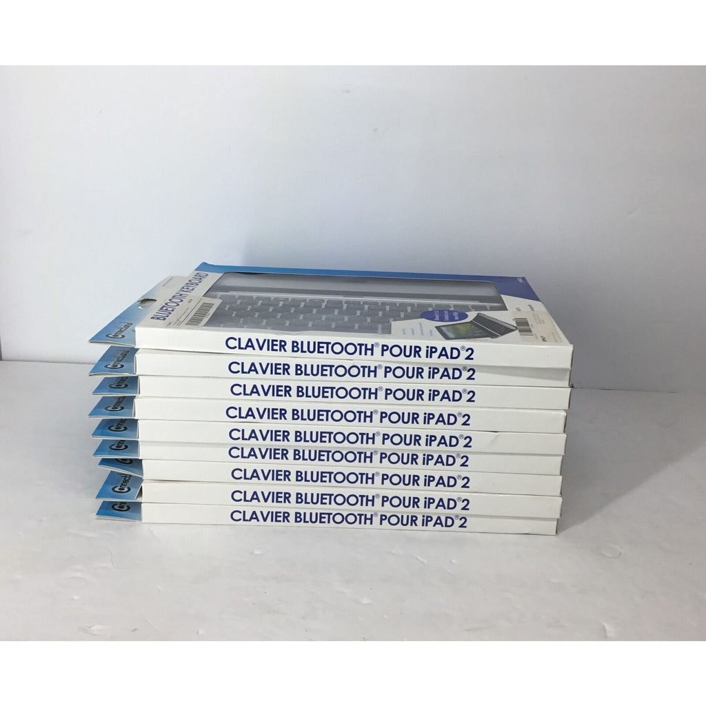 Lot of 9 Connectland CL-KBD23025 Bluetooth 3.0 Keyboard Case For IPad 2