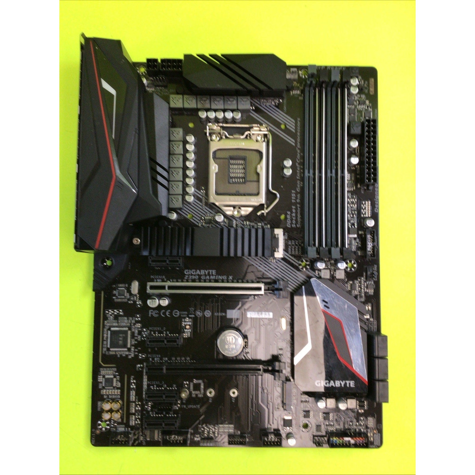 Gigabyte Z390 Gaming X ATX Motherboard FOR PARTS or REPAIR