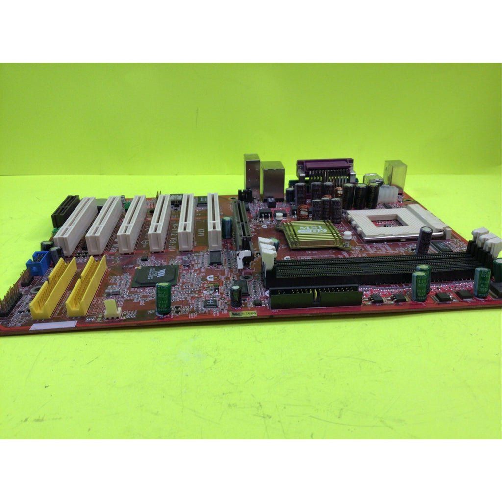 Socket 462/A MSI KT4AV-L VIA KT400A Chipset Motherboard FOR PARTS or REPAIR