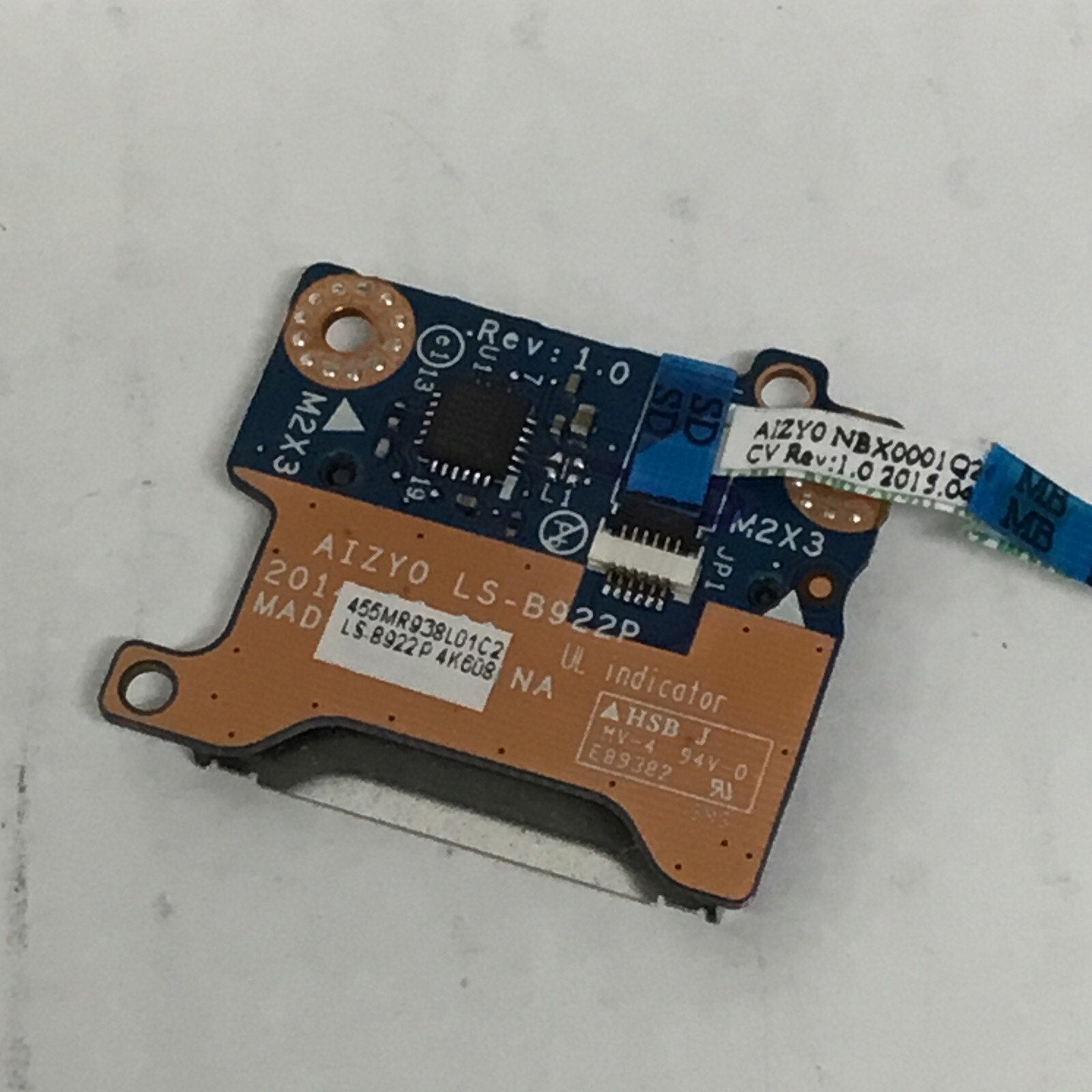 Lenovo Yoga 700-11ISK 80QE 11.6" Card Reader Board w/Cable ls-b922p