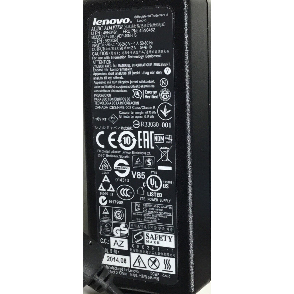 Lenovo ThinkPad USB 3.0 DU9019D1 Laptop Docking Station W/ Adapter