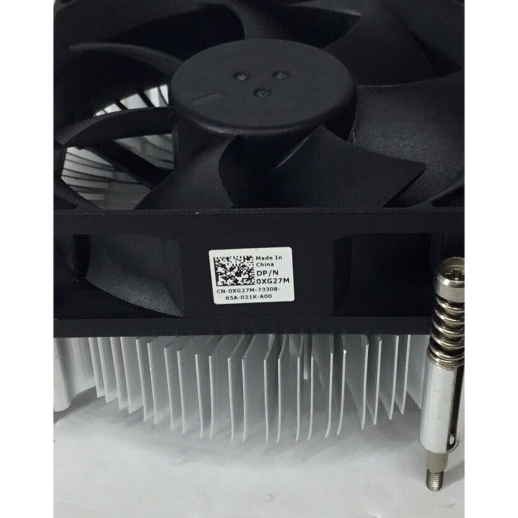 Dell 0XG27M Desktop CPU Cooling Fan with Heatsink CN-0CJ53G-70092-65H-2706-A00