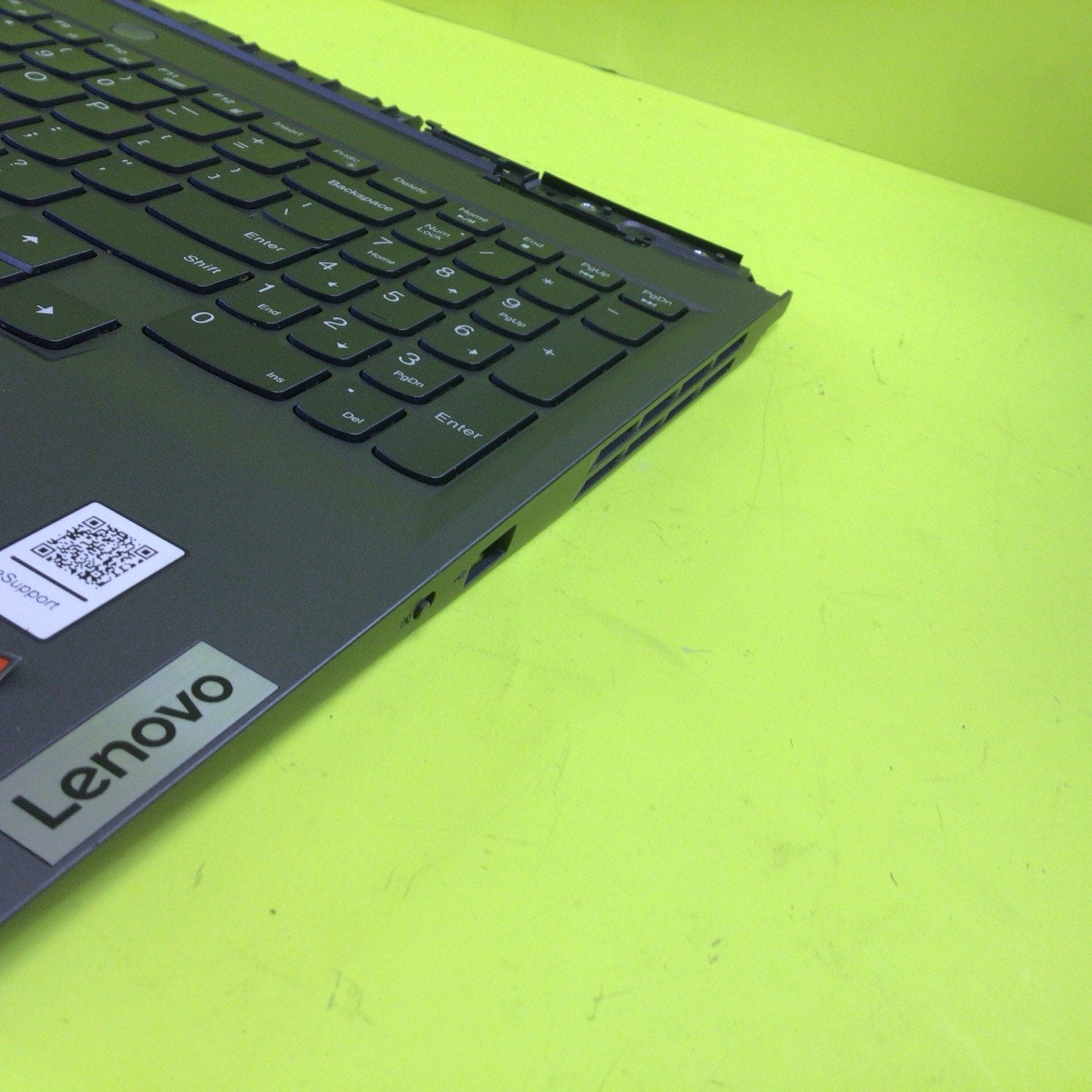 Lenovo Legion Pro 5 Palmrest Touchpad Keyboard Assembly FOR PARTS or REPAIR