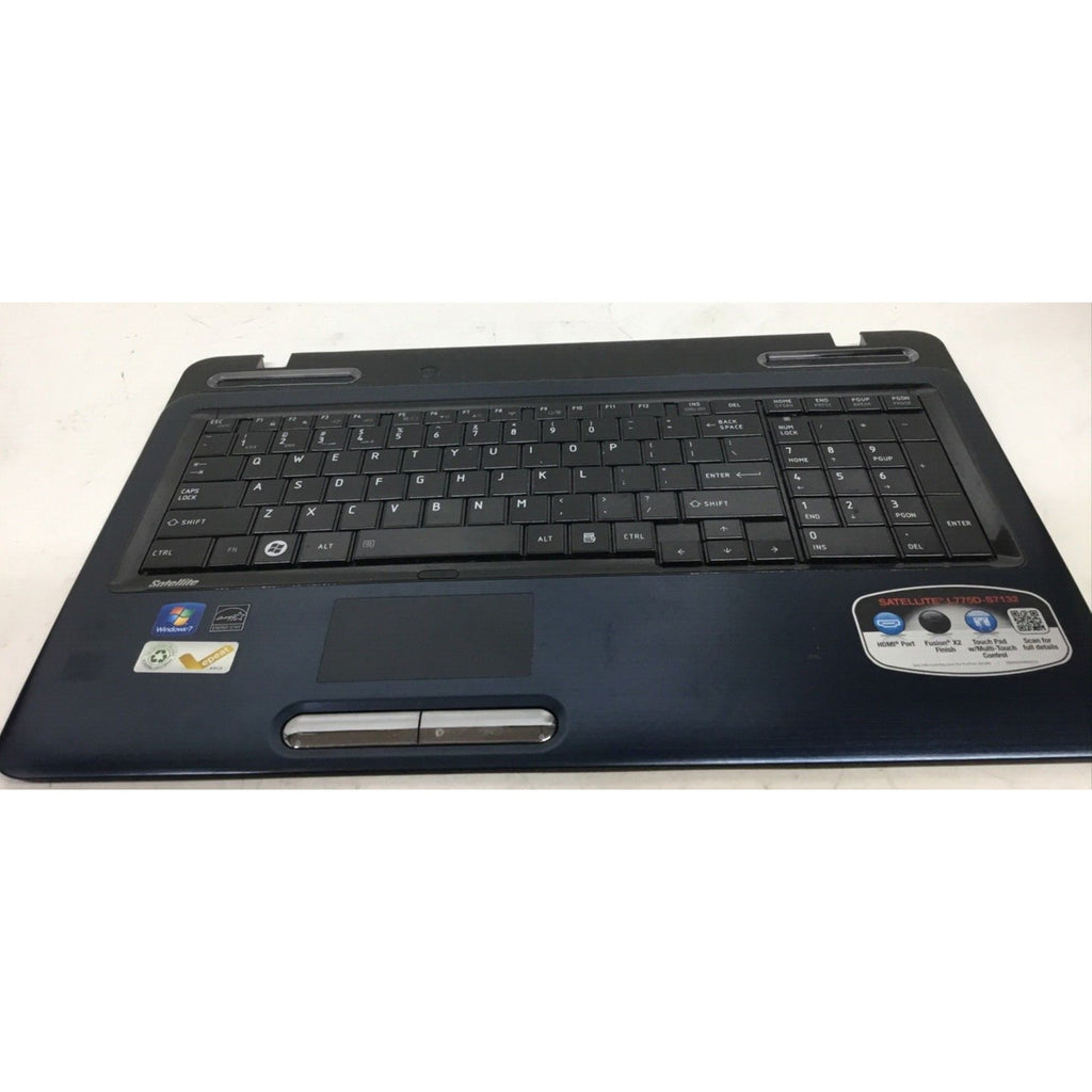 Toshiba Satellite Palmrest H000033030 13N0-Y3A1001 w/ TouchPad + Keyboard