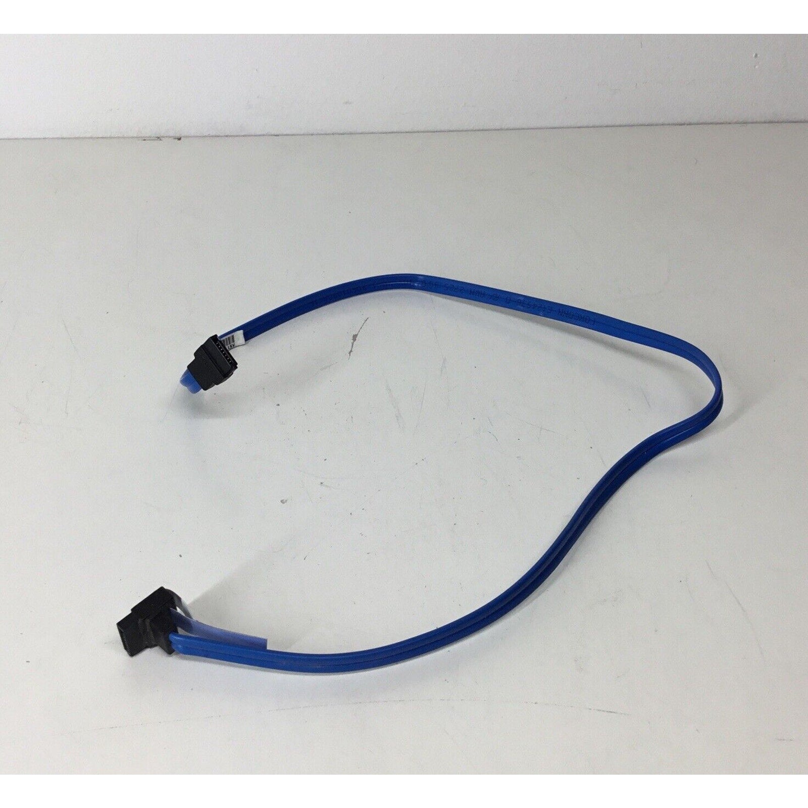 Lot Of 6 - Dell 23" SATA Hard Drive Data Cable Right Angle - Blue M8865 0M8865