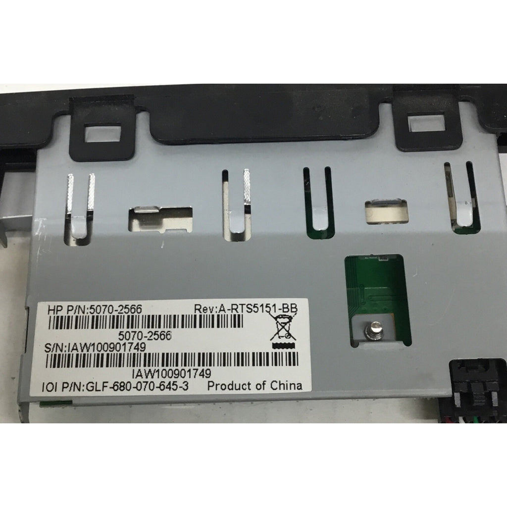 HP Pavilion Desktop Computer Media Card Reader 5070-2566 w/ Front Bezel & Cable