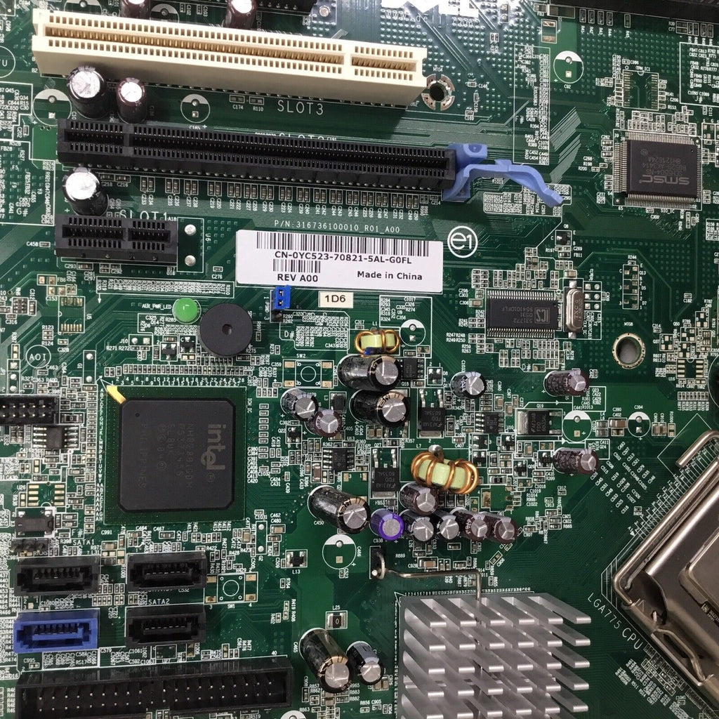 Dell Dimension 9100 Motherboard 0YC523 YC523 Intel '04 Pentium 1GB RAM