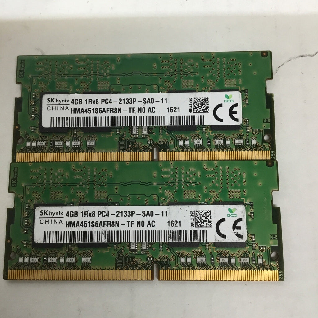 SK HYNIX 8GB (2x4GB) 1Rx8 PC4-2133P PC4-17000 DDR4 Laptop RAM (HMA451S6AFR8N-TF)