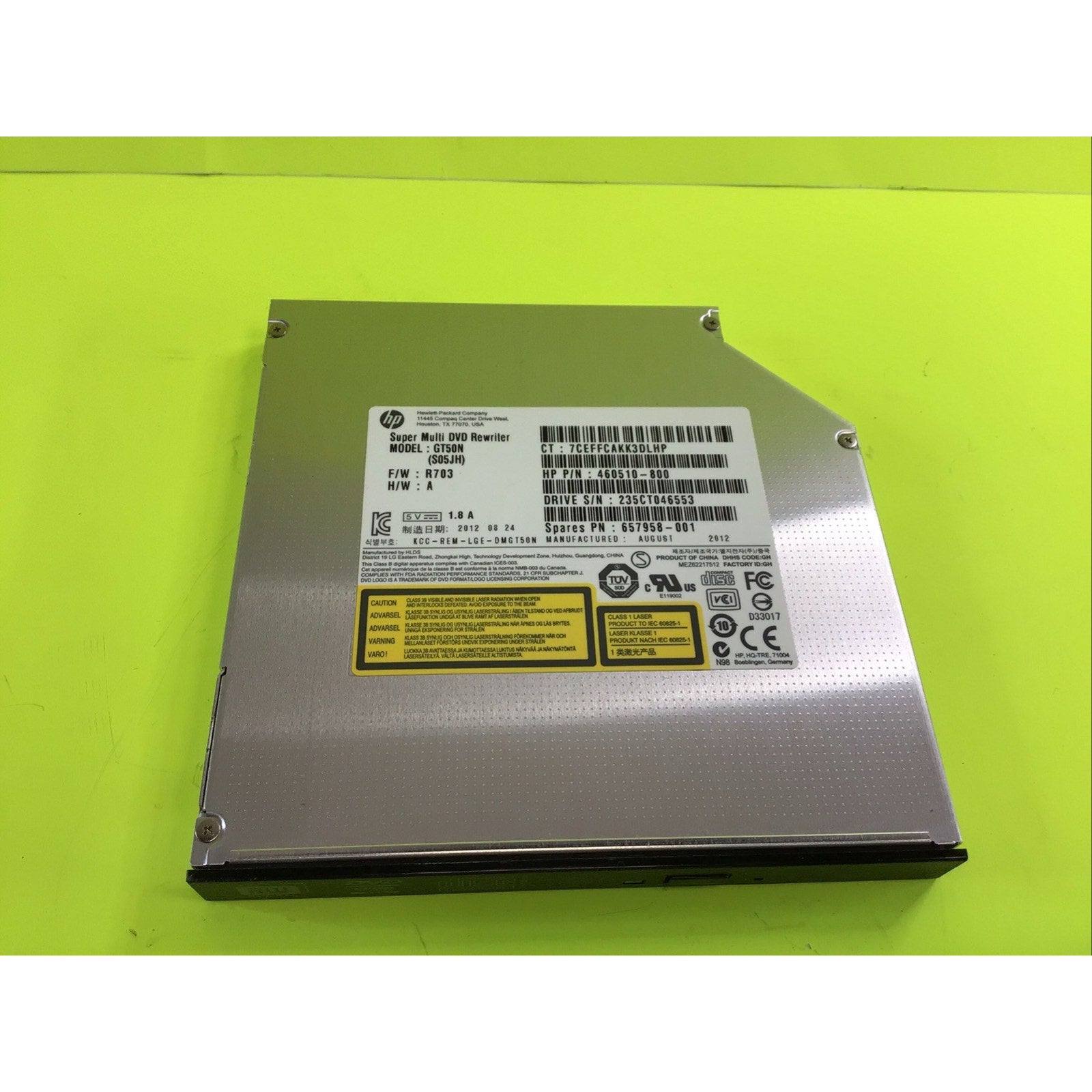 HP Super Multi DVD Writer - GTB0N (S05JH) - HP PN: 460510-800