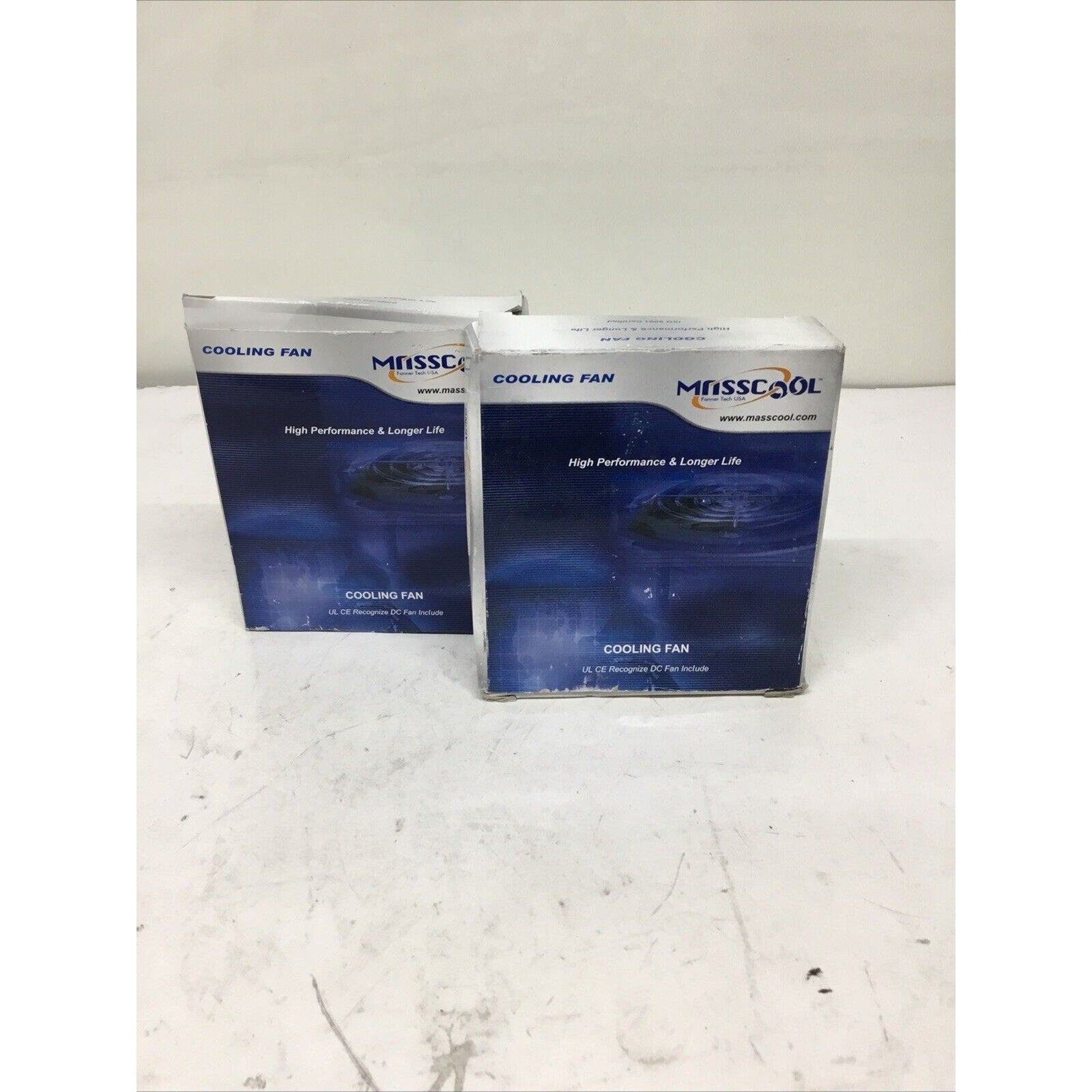 Masscool 90mm ATX Computer Case Internal Cooling FD09025B1M 3/4 Black New In Box