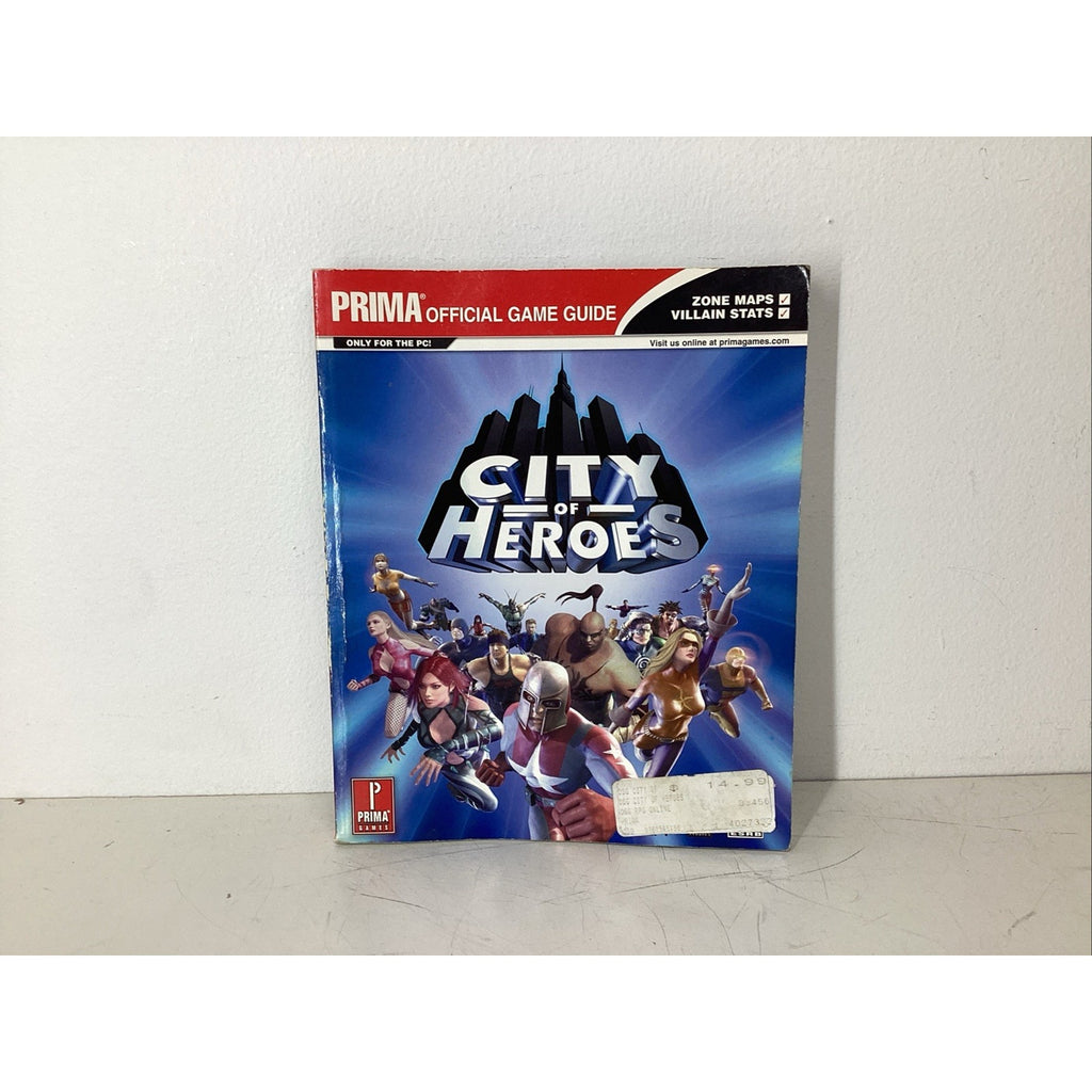 2004 City Of Heroes Prima Official Game Guide Strategy Book for PC