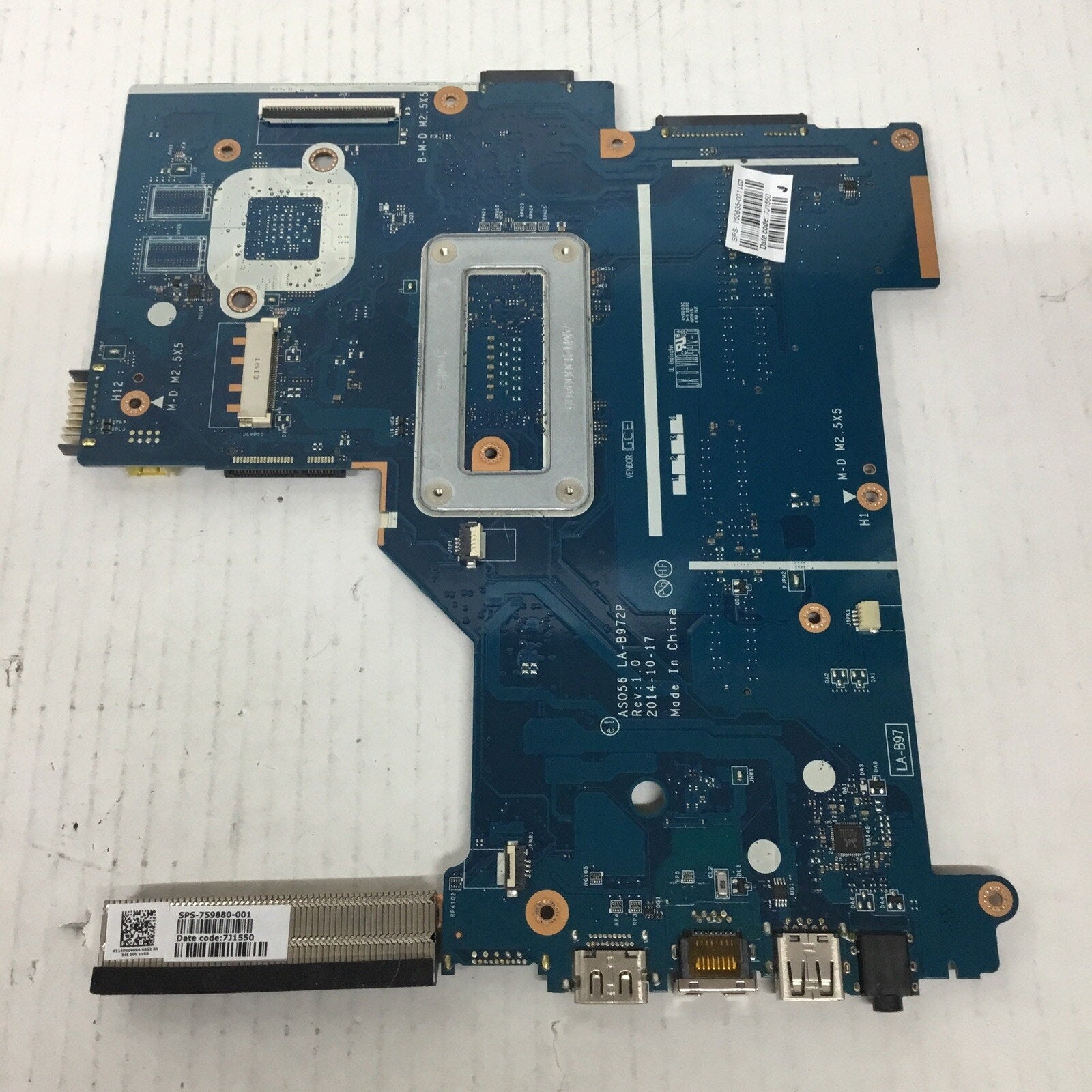 ASO56 LA-B972P 801860-501 Motherboard