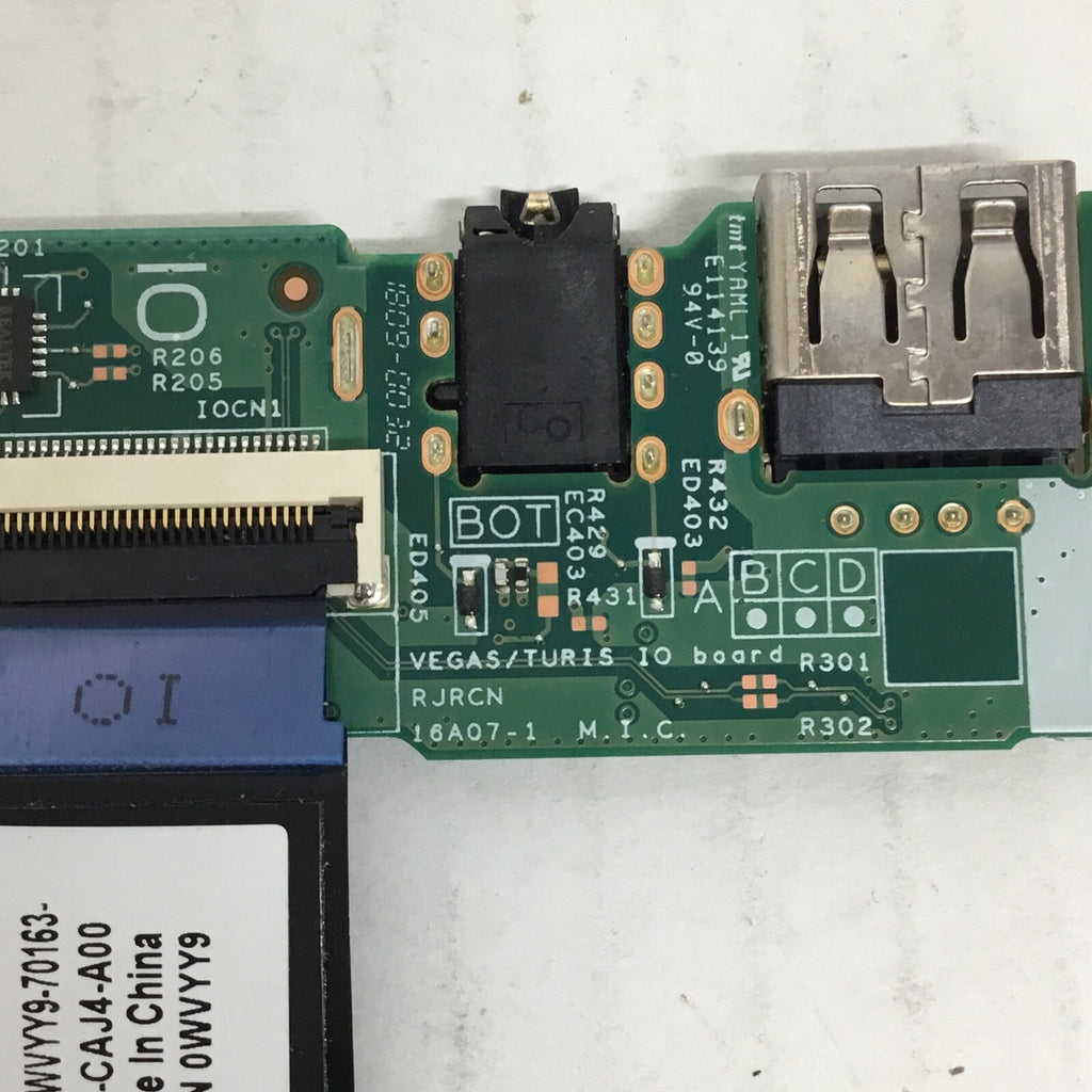 Genuine Dell Laptop Audio/SD/USB Board RJRCN