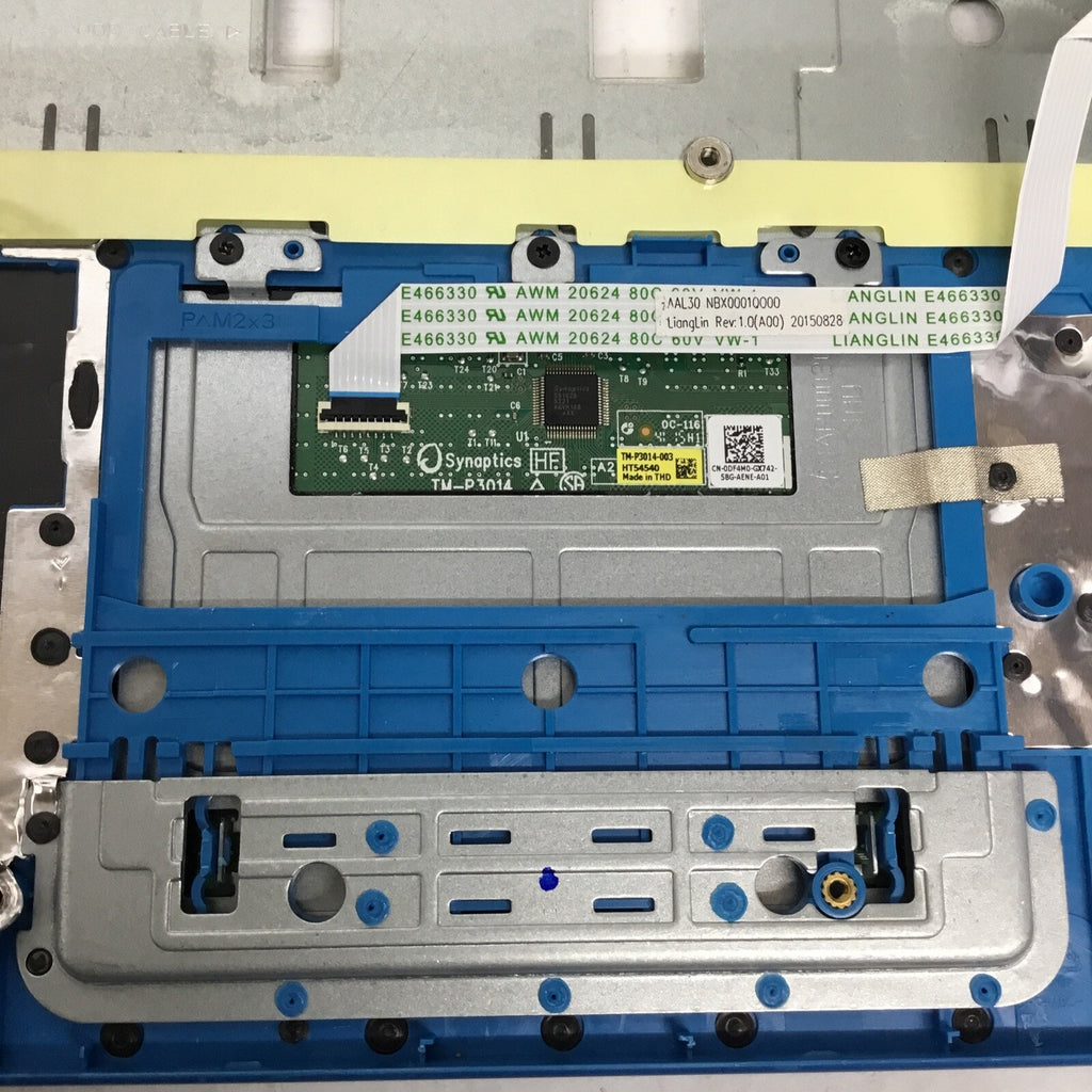 PARTS Dell Inspiron 5758 5759 5755 Blue 17.3" Palmrest 0F71Y3 F71Y3 w/Touchpad