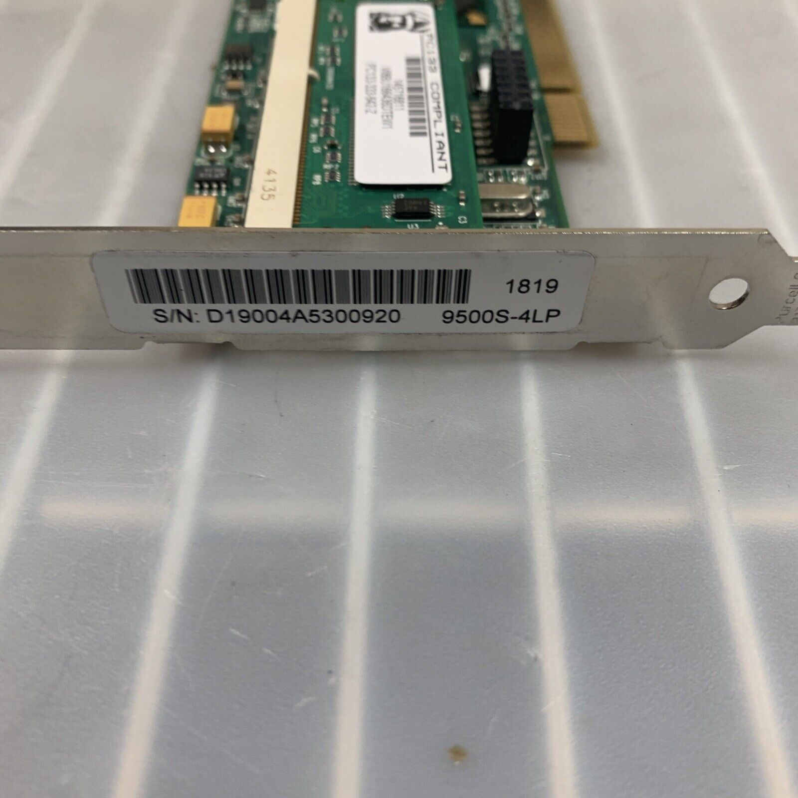 3WARE 9500S-4LP 4 PORT SATA RAID CARD with 128MB Memory (No Cables)