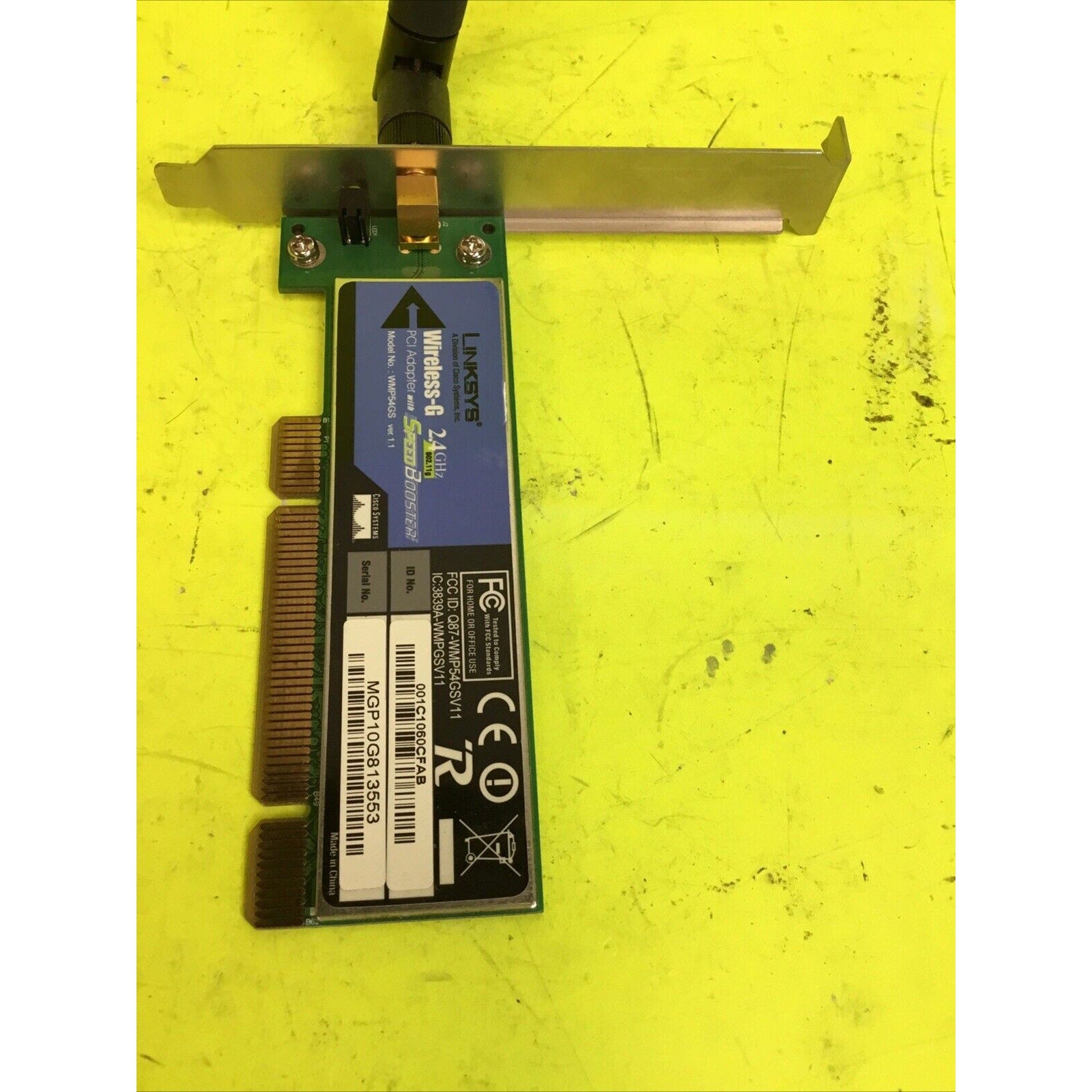 Linksys Wireless-G PCI Wi-Fi Card WMP54GS