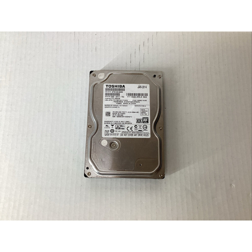Toshiba DT01ACA050 3.5" 500GB 7200RPM SATA 6Gb/s Internal Hard Drive 0RXJWX