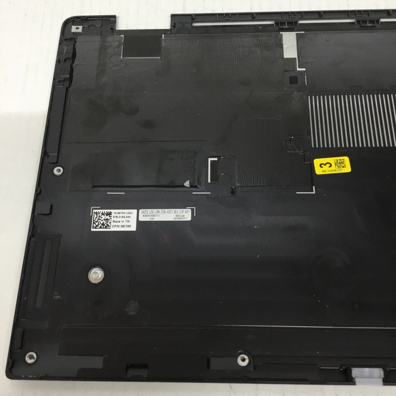 Genuine Dell XPS 15 9575 Laptop Bottom Base Case Cover Assembly 80T9R
