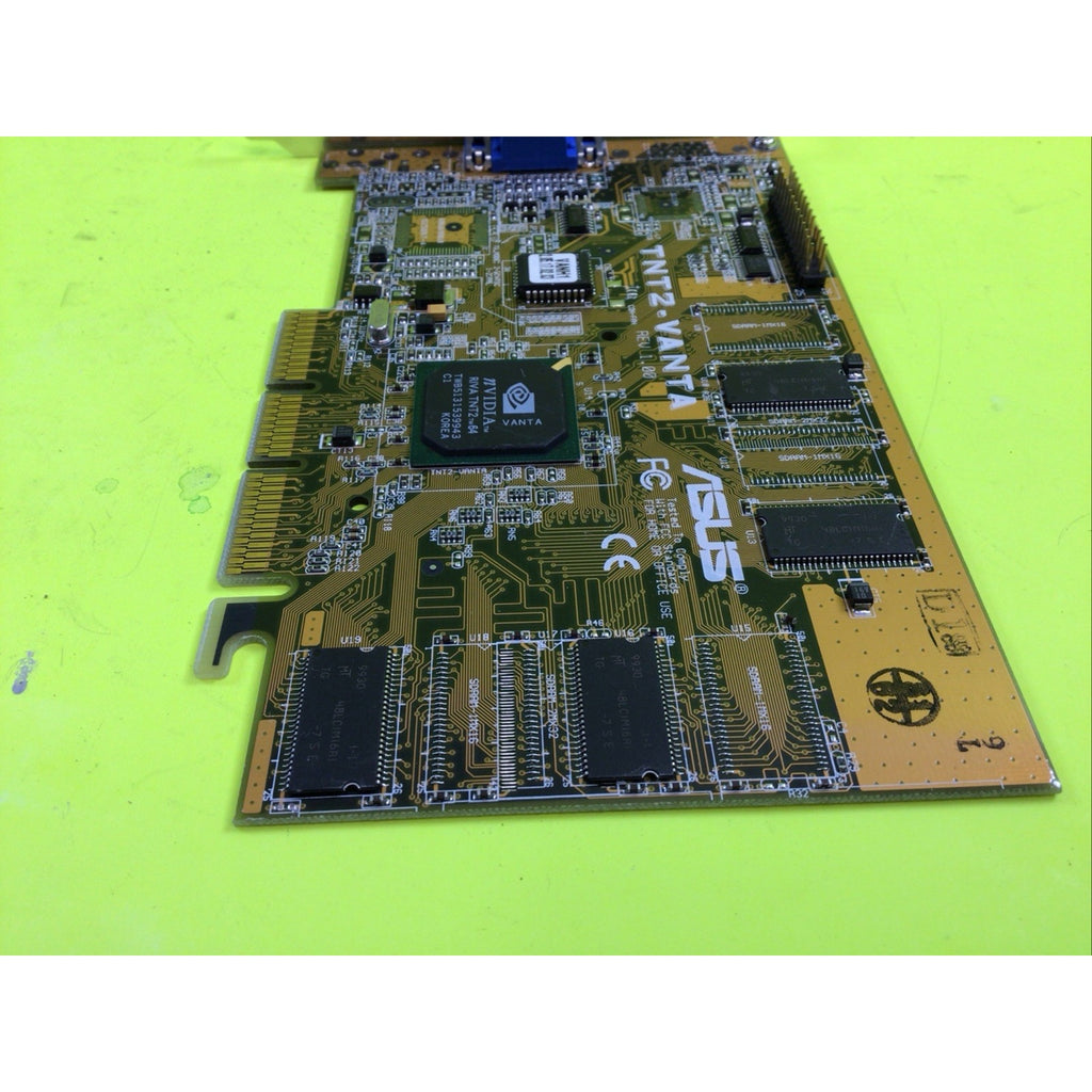 Vintage Gaming ASUS Nvidia TNT2-Vanta Riva TNT2 16MB AGP Graphics Card