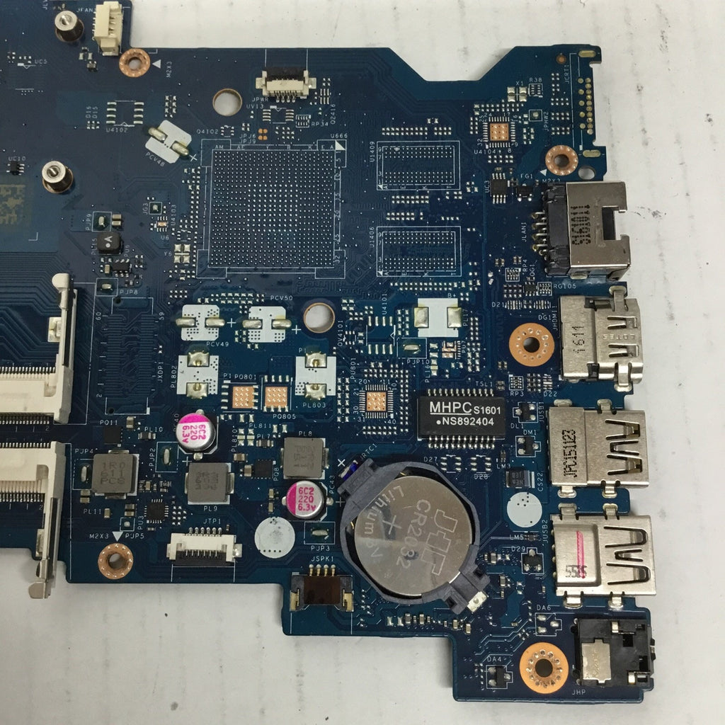 For parts 825034-501 LA-C701P HP MOTHERBOARD INTEL I3-5020U 15-AC AS IS