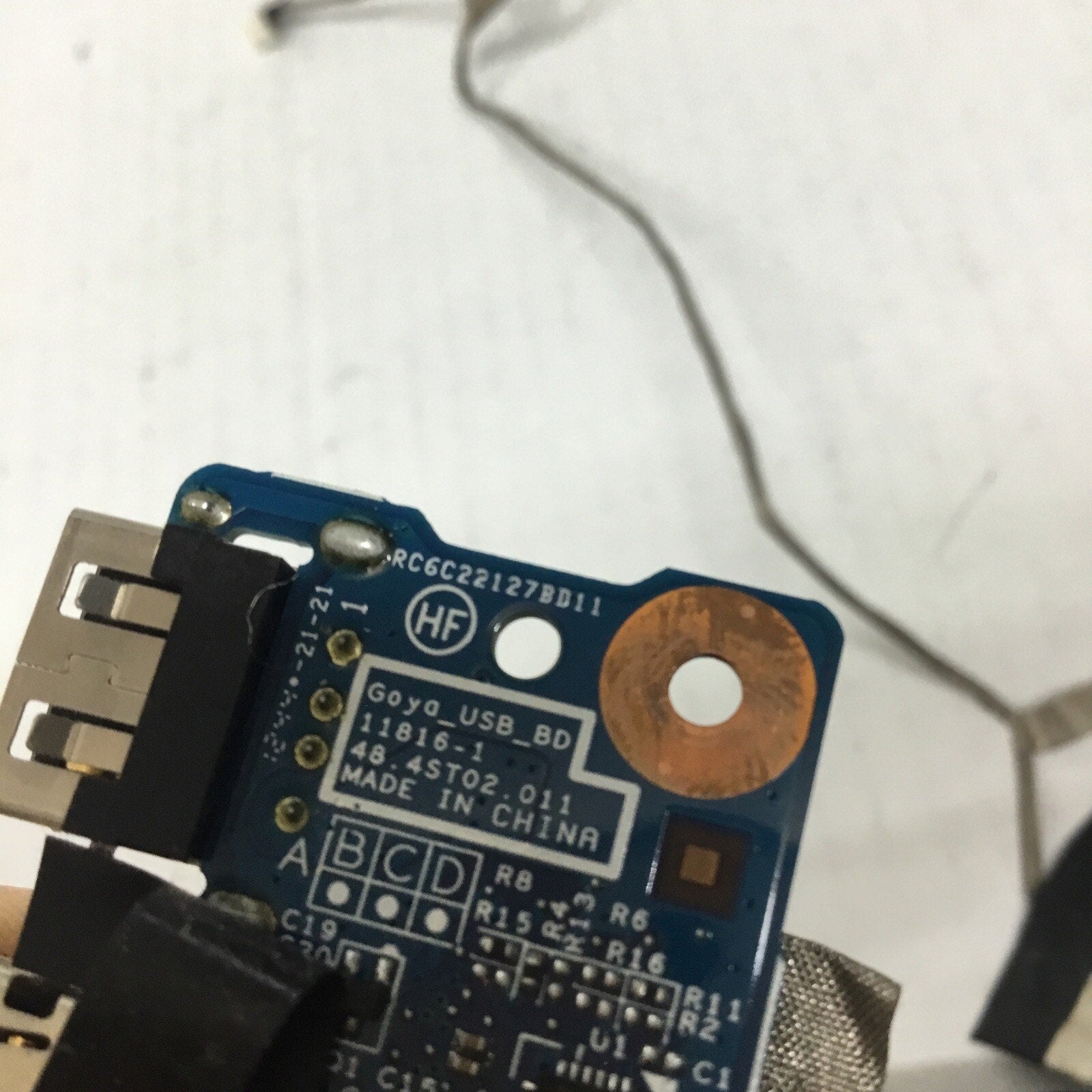 681986-001 48.4ST02.011 HP USB BOARD W/ CABLE PAVILION M7-1000