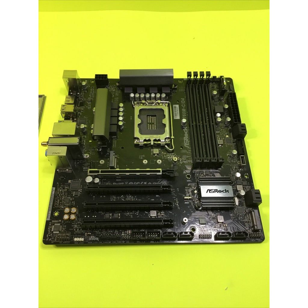 ASROCK B760M-C/D4 WIFI Motherboard FOR PARTS or REPAIR