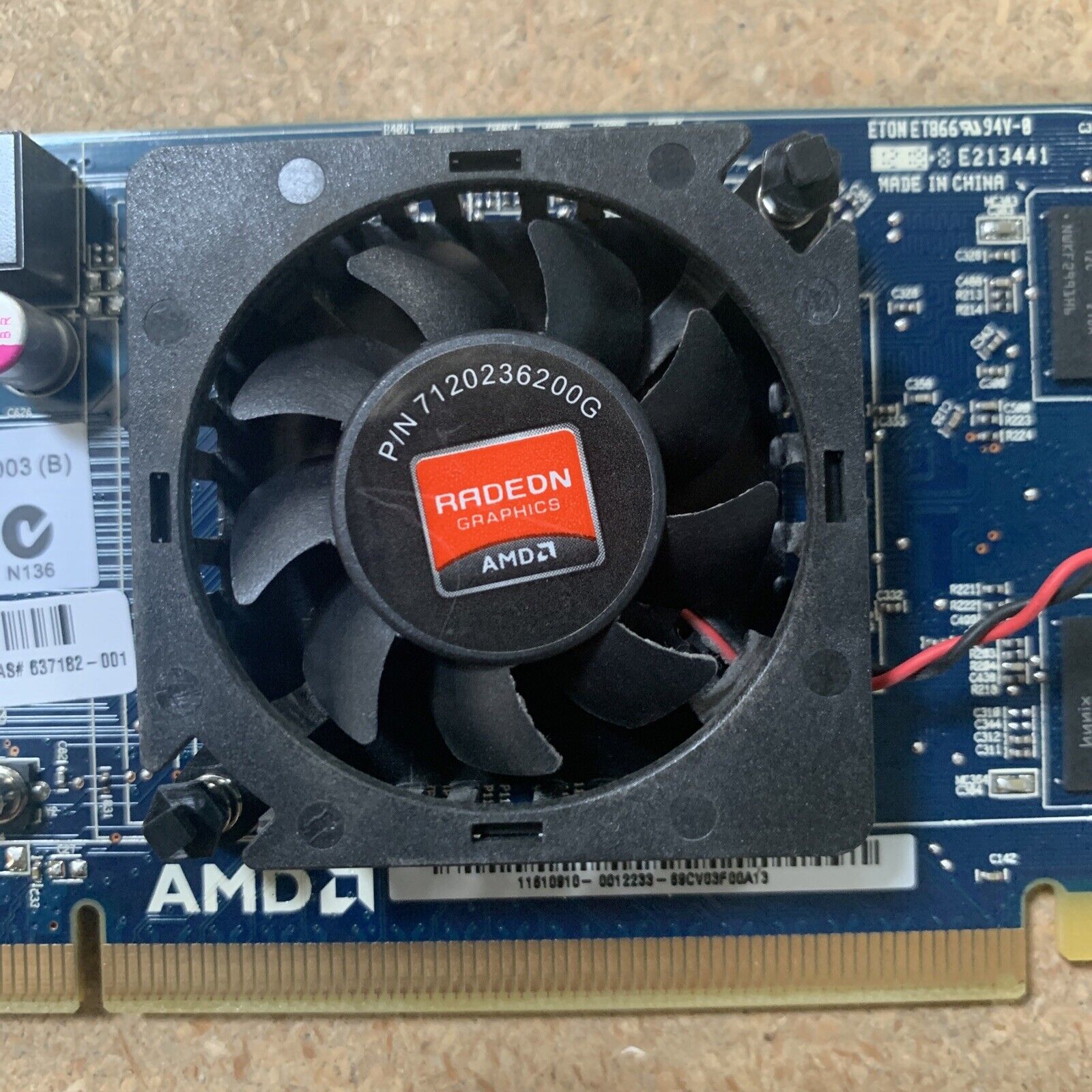 ATI Radeon HD 6350 Dual Head Graphics Card 512MB PCIe 637995-001 ATI-102C09003B