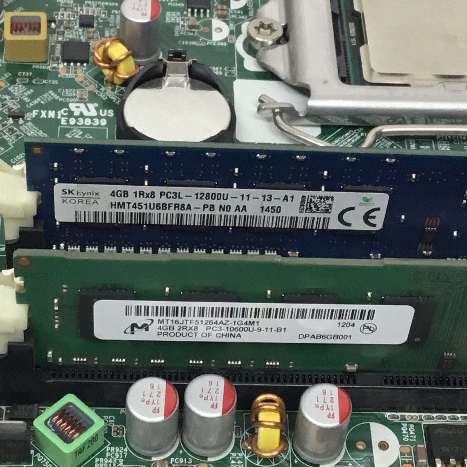 HP Elite Motherboard LGA1155 611793-002 i5-2400 8G No IO Shield