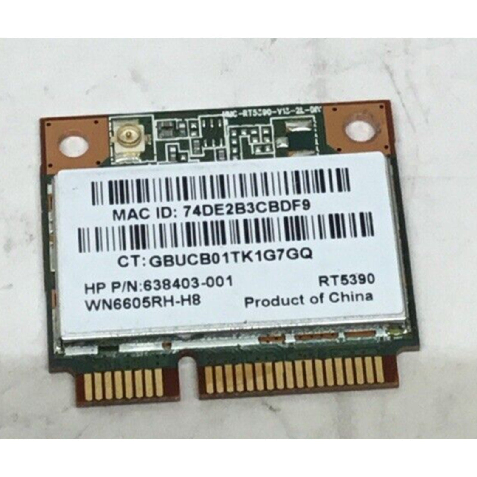 Desktop Computer WN6605RH RAK-RT5390 Network Card