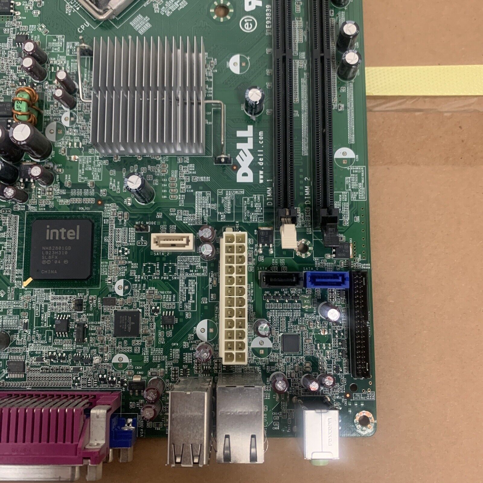 Dell Optiplex 360 0T656F Motherboard w/ Intel E7400 CPU - No I/O Shield
