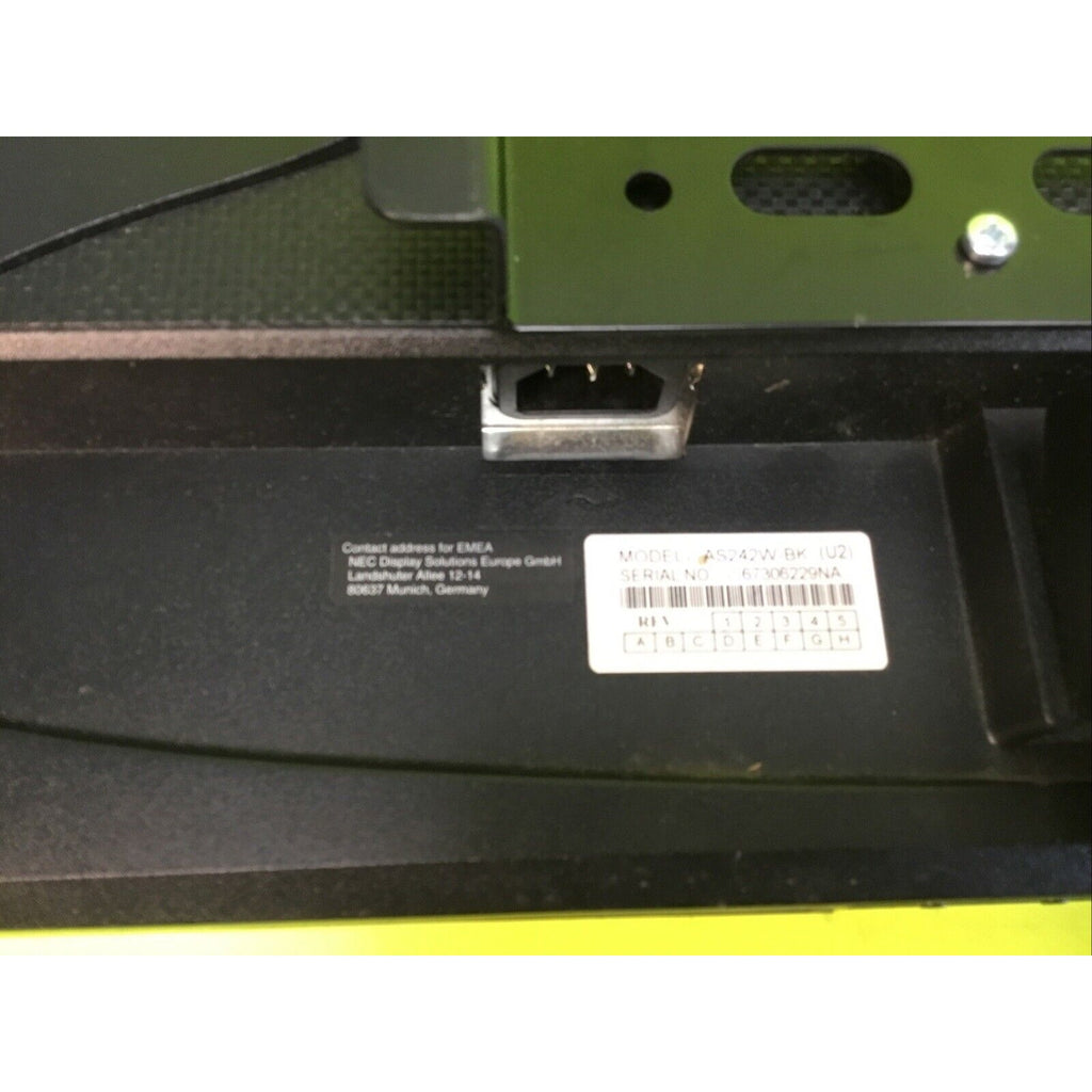 NEC DISPLAY SOLUTIONS AS242W-BK 24" LCD Monitor