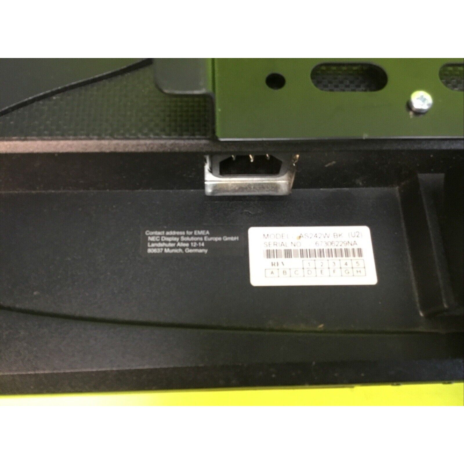 NEC DISPLAY SOLUTIONS AS242W-BK 24" LCD Monitor