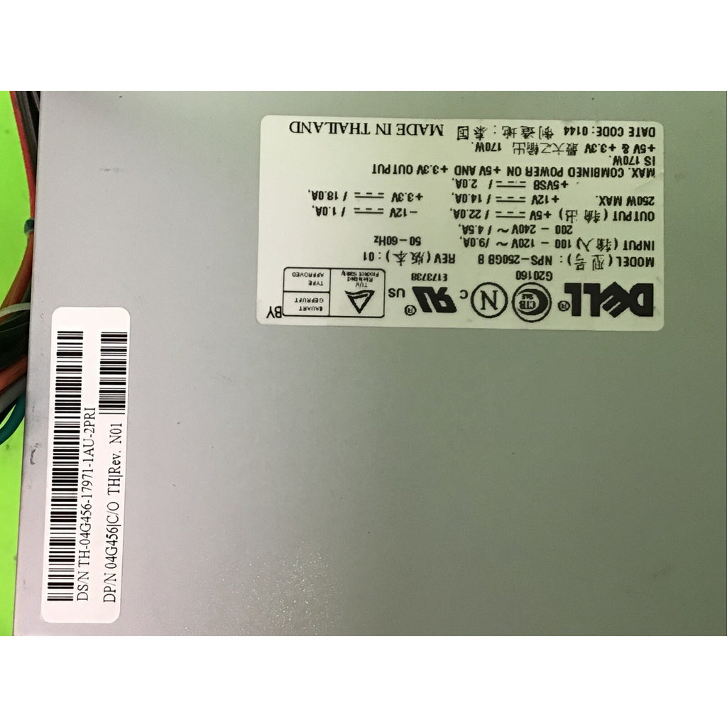 Dell 04G456 250 Watt Power Supply