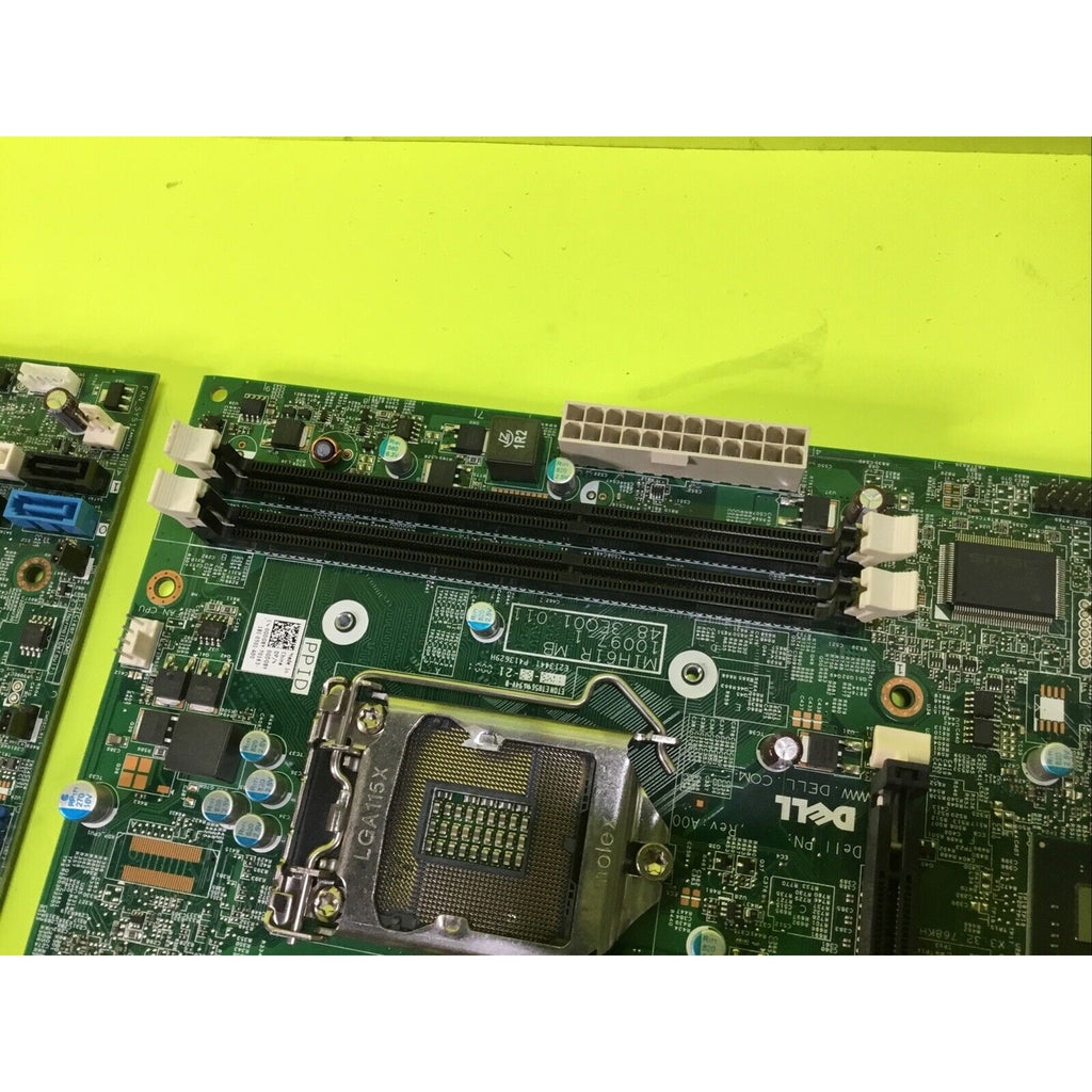 Lot of 2x MIH61R MB 10097-1 MicroATX uATX Motherboard FOR PARTS or REPAIR