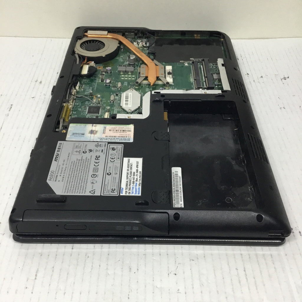 MSI A6200 Laptop For Parts i5-430M READ DESC