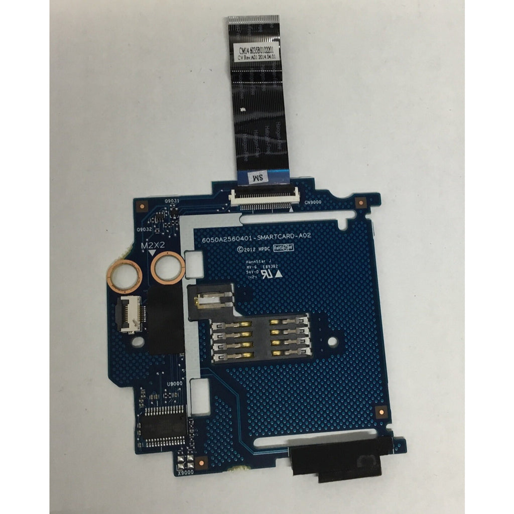 HP EliteBook 840 G1 14" Genuine Smart Card Reader Board w/Cables 6050A2560401