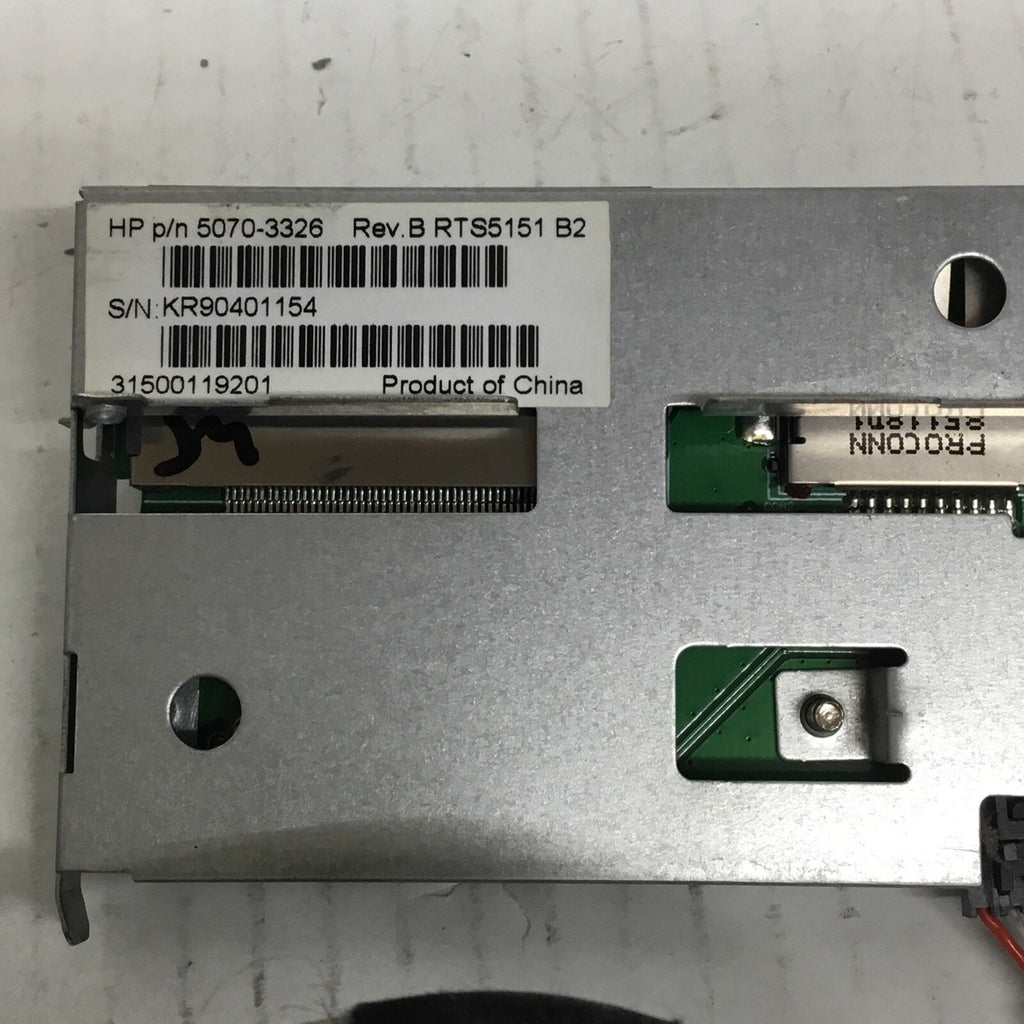 HP Pavilion Slimline s3500f Memory Card Reader 5070-3326