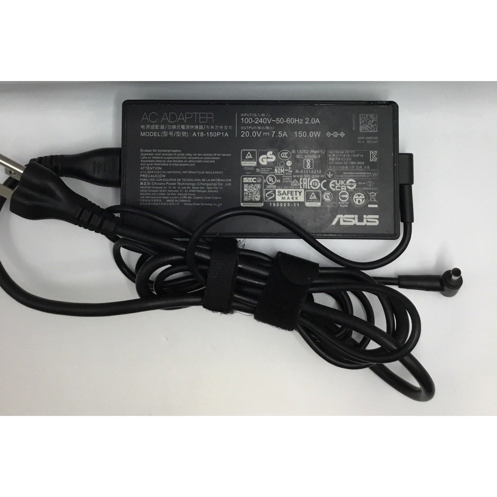 150W 4.5mm Power Adapter for ASUS Creator Laptop Q Q530 Q530V Q530VJ K6602ZE