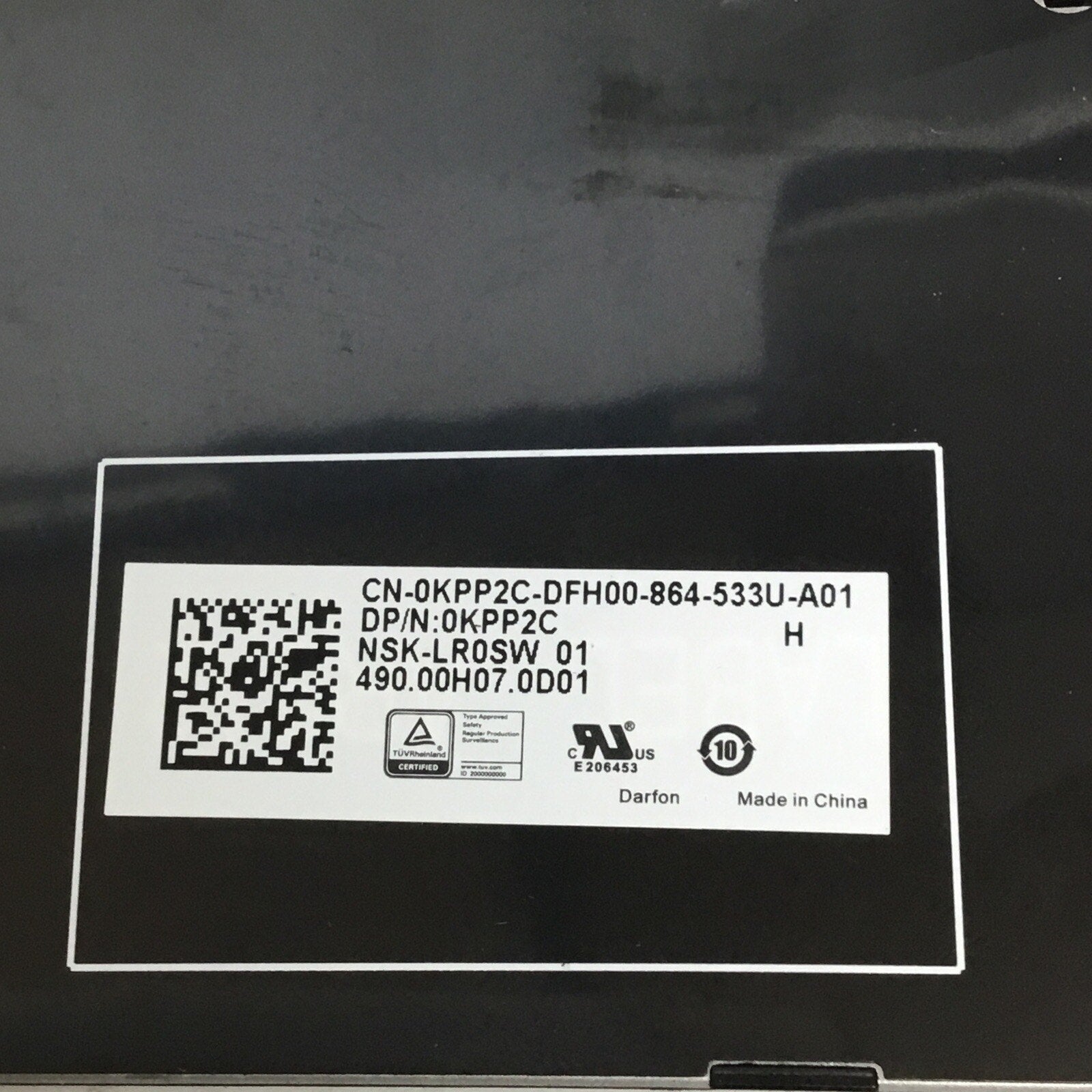 DELL INSPIRON 15 3552 SERIES 15.6" LAPTOP KEYBOARD TRIM KPP2C 0KPP2C