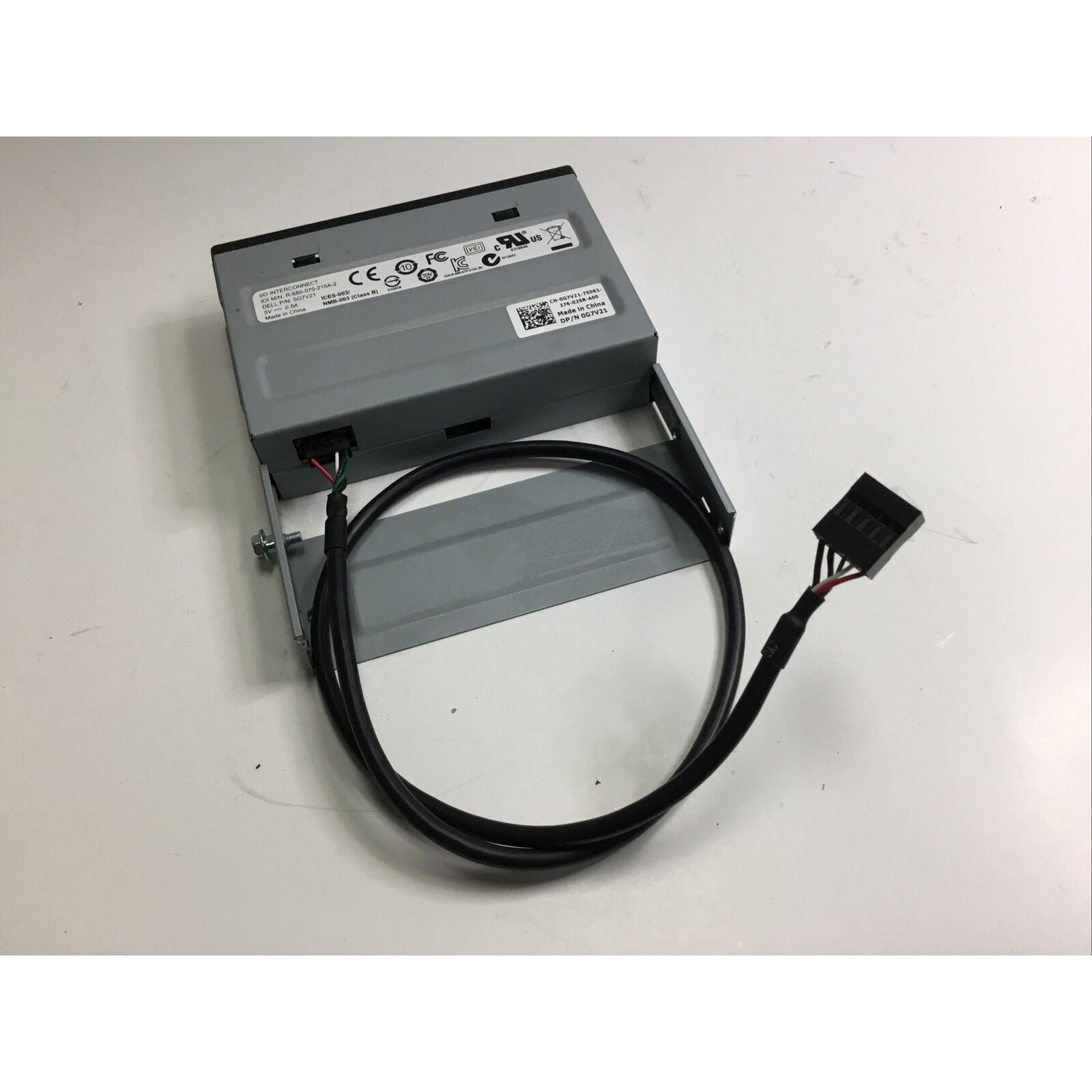Dell Internal Media Flash Card Reader 0G7V21 with cable