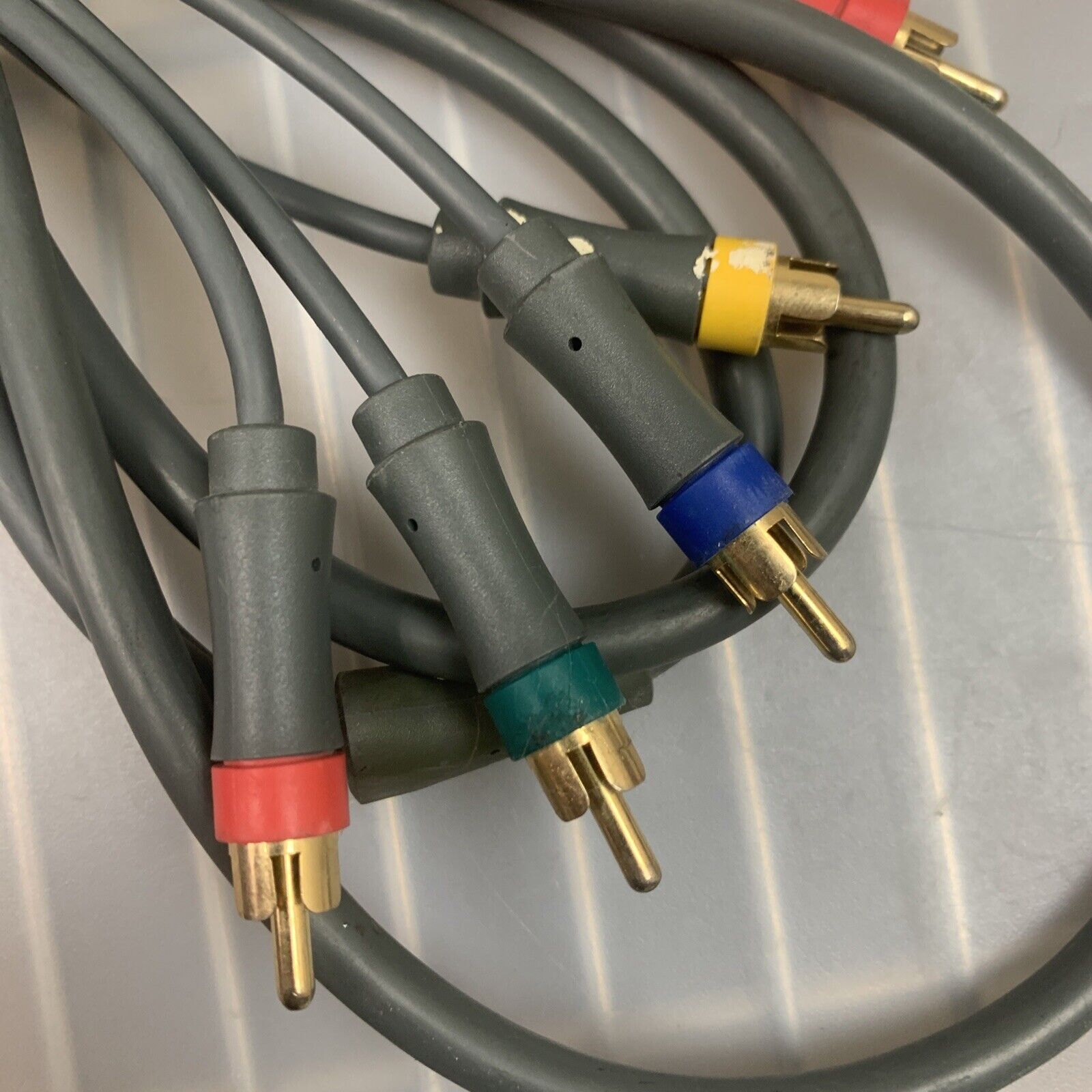 Official Microsoft Xbox 360 HD AV TV Component Composite Cable X810972-002 OEM