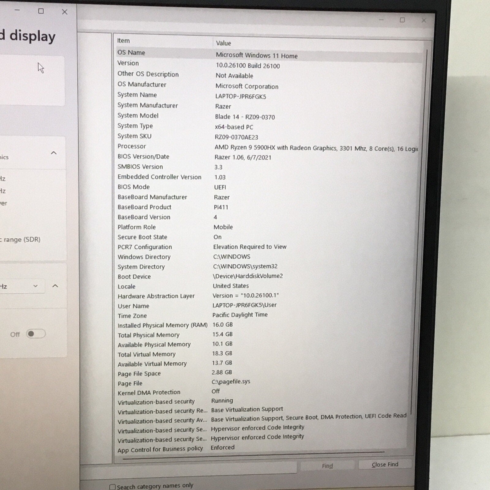 RZ09-0370AE23 Razer Blade 14 RTX 3060 Ryzen 5900HX 144hz Gaming Laptop